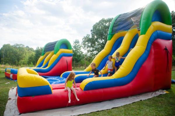 Buy cheap Resorts 0.55mm Plato Inflatable Water Slide For Kids from wholesalers