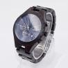 Buy cheap Black Sandalwood Automatic Wrist Watch Stainless Steel Chronograph Men'S Watch from wholesalers