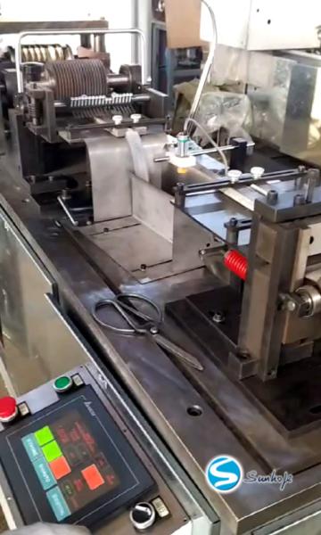 Buy cheap Serrated Automotive Radiator Fin Forming Machine With 380V 50HZ Power Supply Maximum Cut Off from wholesalers