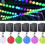 8 Channel LED Kinetic Ball DMX512 For Outdoor Show Decoration
