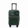 Buy cheap Practical Multiscene Leather Cabin Bag , Zippered Leather Suitcase With Wheels from wholesalers