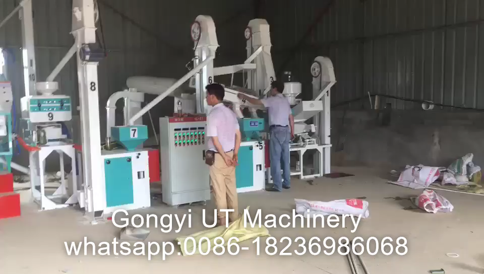 Commercial Rice Mill Machinery for 50tpd Rice Milling Processing Raw Material Rice