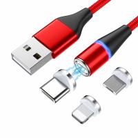 Buy cheap OEM USB Magnetic Data Cable Cotton Braided  High Speed Data Transmission product