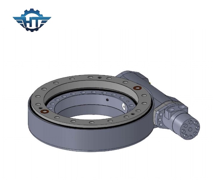 360 Degree Rotation Slew Drive With Brushed Motor For Tilted Solar Trackers