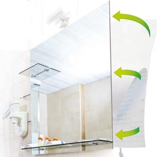 PET Material Anti Fog Film for Bathroom Mirror 300mm*400mm Square Shape
