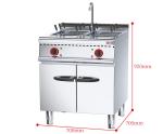 Easy Operation Commercial Noodles Making Machine With Cabinet 700*700*920mm