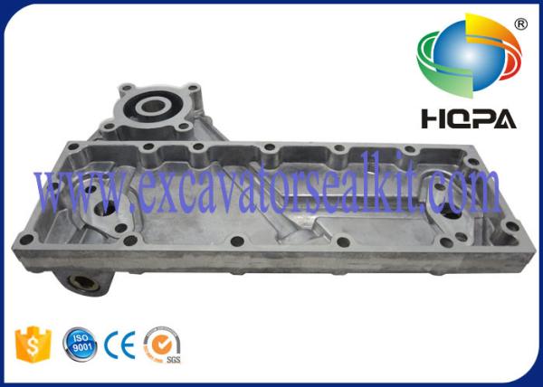 High Precision Excavator Engine Parts , Komatsu 6D95 Oil Cooler Cover Assy 6207