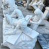 Buy cheap Marble Jesus Crucified Sculpture 14 stations the Cross Christian Statue Outdoor Church Decor from wholesalers