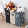 Buy cheap Sortable Foldable Triple Laundry Basket For Dirty Clothes Detachable Weight 0.95kg from wholesalers
