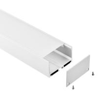 Buy cheap 55*32mm Suspended Aluminum LED Profiles Waterproof For Working Place product