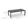 Buy cheap Outdoor 8 Seater Extendable Dining Table Set with Armchair in Modern Luxury Design from wholesalers