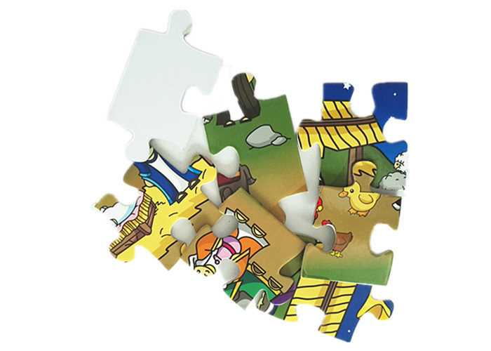 Offset Printing Cardboard Paper Jigsaw Puzzle Magnetic Building Toys For Toddler
