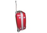 3 Piece 2 Wheel Trolley Luggage , Red Lightweight Suitcases On Wheels
