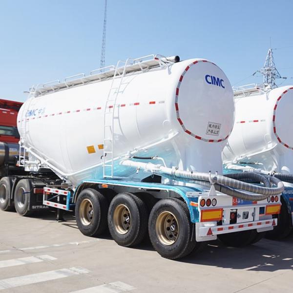 Buy cheap Tri Axle 38 Ton Silobas Cement Tanker Trailer For Transporting from wholesalers
