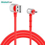 Antiwear Zinc Alloy Phone Charger Wire , Ultraportable Long Phone Charger Cable
