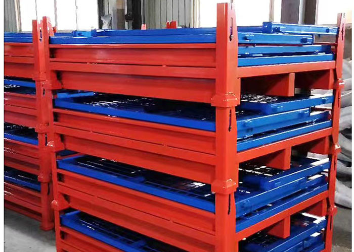 Custom 1T Stillage Pallet Cage For Warehouse Racking Storage