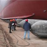 Airbag Launching Ship Marine Inflatable Rubber Airbag For Boat Launching