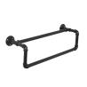 Buy cheap Wall Mounted Industrial Pipe Towel Rack Black Towel Bar For Industrial Furniture from wholesalers