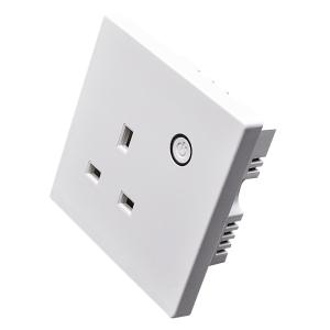 Wholesale AC240V Smart Plug Socket 2.4G WiFi Tuya Smart Plug UK Fire Retardant from china suppliers