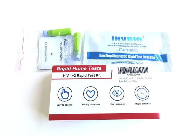 Buy cheap Blood Msds Instant Hiv Test Kit / Strip 98% Accuracy from wholesalers