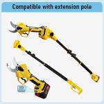 Custom 21V Cordless Pruning Shear , Professional Electric Garden Cutter Battery