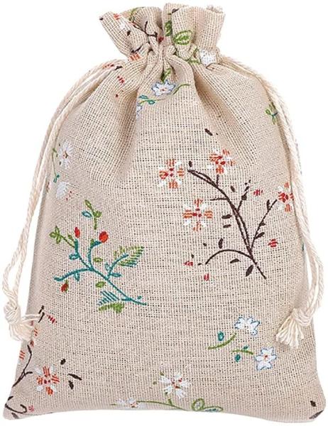 Buy cheap Canvas Gift Bundle Pocket Jewelry Storage Bag White Color from wholesalers