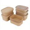 Buy cheap Kraft Disposable Custom Color Bowl Take Away Paper Lunch Box Food Container from wholesalers