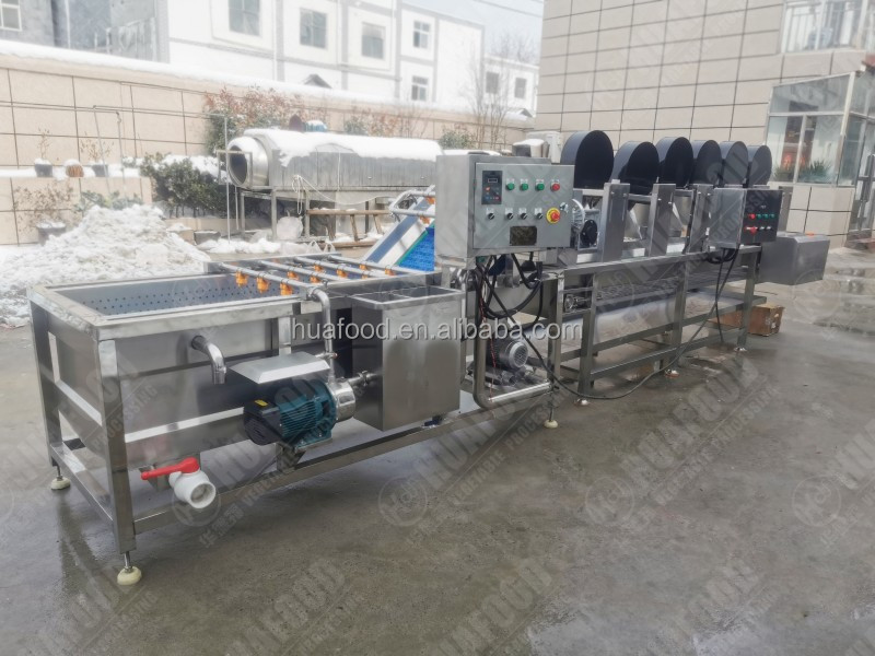 1000kg/hr Industrial Full Automatic IQF Frozen Green Peas Processing Machine Turkey Line Factory Price for Sales