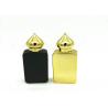 Buy cheap 50 Ml Black Hot Empty Glass Perfume Bottles Peach - Shape Carton Or Pallet Packing from wholesalers