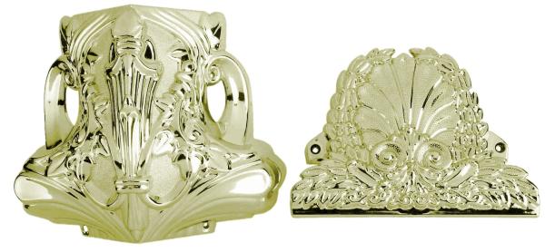 Buy cheap ABS Plastic Coffin Corner 18# LG Light Gold Plating American StyleCasket Fittings from wholesalers