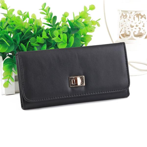 Buy cheap 0.19kg 10cm Width Ladies Genuine Leather Wallets Women'S Trifold Coin Pocket 19cm from wholesalers
