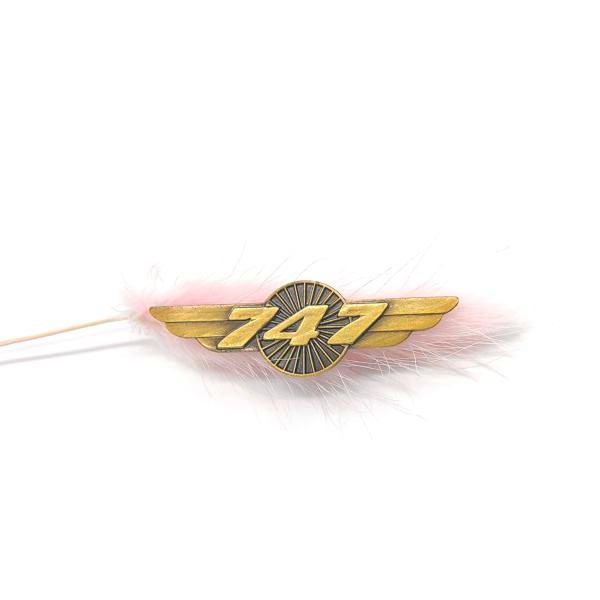 Buy cheap 747 Winged Brooch Accessories Customizable Commercial Pilot Wings Pin from wholesalers