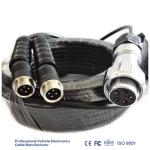 Waterproof Car Rear View Backup Camera Cable 5 Pin Female To Female Trailer