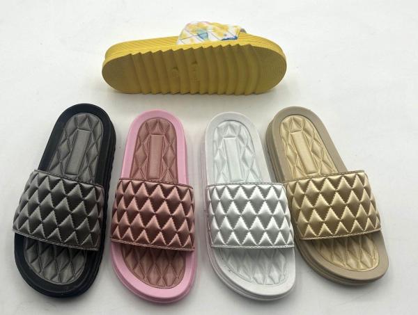 Buy cheap EU/ American Size EVA Matte Slides/Slippers For Ladies TN42496 from wholesalers