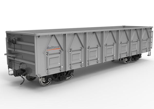 Quality Standard Gauge Rail Cargo Wagon Open Top 61 Ton Load Capacity for sale