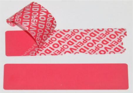 Environmental Destructive Warranty Void Tamper Evident Label Stickers Non Transfer VOID OPEN Label No Residue Sticker