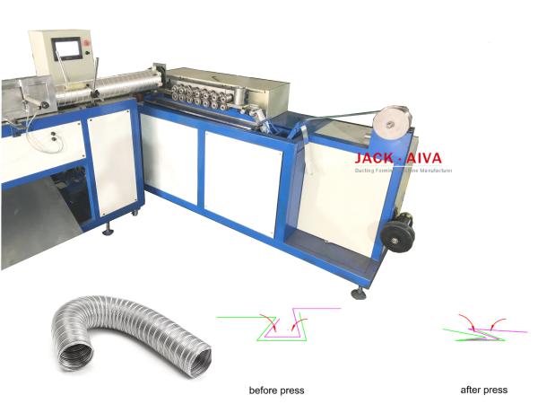Buy cheap Triple Lock Aluminum Flexible Duct Machine Ductwork Machine from wholesalers