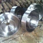 8" Light Duty Steel Rail Wheel Guide Rail Wheel Iron Railway Wheel Steel Forged