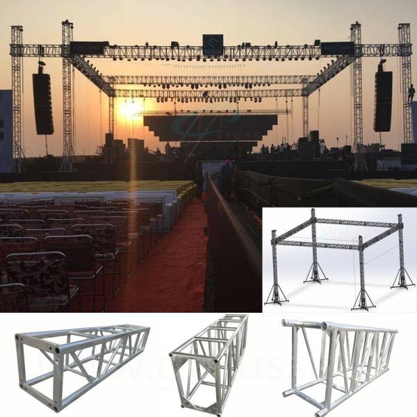 Buy cheap Concert Wedding Event TUV Aluminum Roof Truss System With Stage from wholesalers