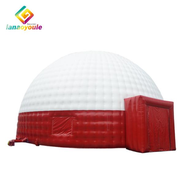 Buy cheap Giant Inflatable Igloo Tent , Red White Blow Up Dome Tent For Advertising Activity from wholesalers