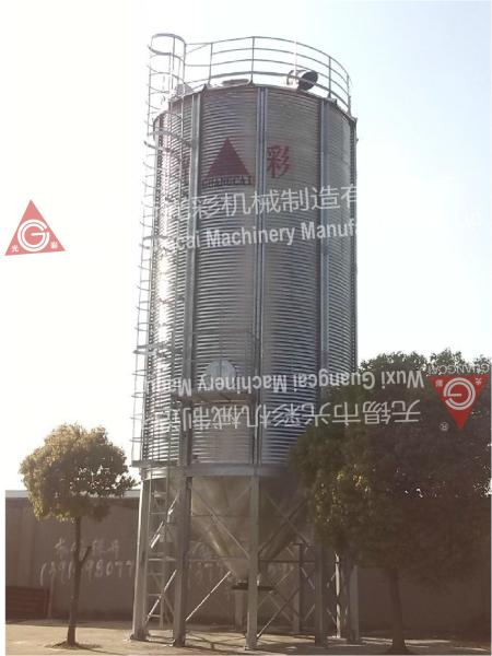Buy cheap Metal Steel Roll Forming Products / Galvanized Steel Grain Bin Multi Size from wholesalers