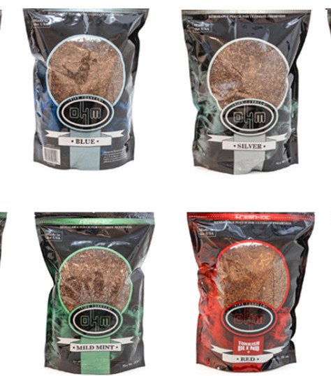 Custom printed tobacco leaf plastic bag doypack zipper pouches
