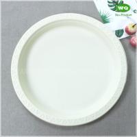 Buy cheap Biodegradable Corn Starch Plastic Plate 6 Inch,Easy Green Bioplastic Plate 7inch product