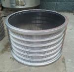 Industry Wedge Screen Basket Durable Round Paper High Temperature Resistance 0