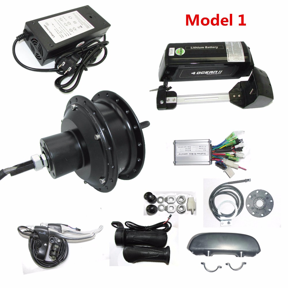 36V Electric Bicycle Parts 250W 350W Fat Tire Ebike Kit For 20 - 26 Inch Rim