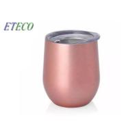 Buy cheap 12 Oz Rose Gold Stainless Steel Tumbler , Insulated Stemless Wine Glass product