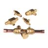 Buy cheap CFC HCFC HFC Nylon Refrigerant Hose Fittings / Refrigeration Copper Fittings DN1～DN5 from wholesalers