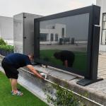 Waterproof 100 Inch Outdoor LCD Screen Digital Signage 1 Year Warranty
