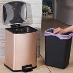 260mm Height 1.32 Gallon Mini Trash Can For Kitchen Counter