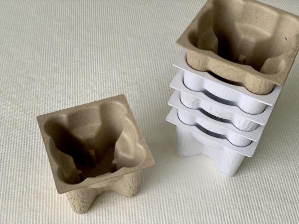 Buy cheap ODM Wine Pulp Bottle Shippers Sustainable Recyclable 3.0mm 100% OCC from wholesalers